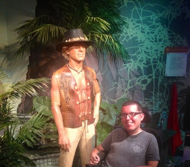 With Crocodile Dundee, mates!, madame tussauds sydney review