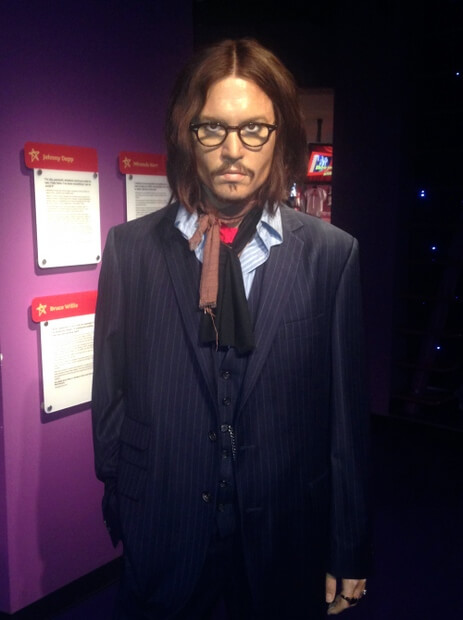 Johnny Depp, madame tussauds sydney review