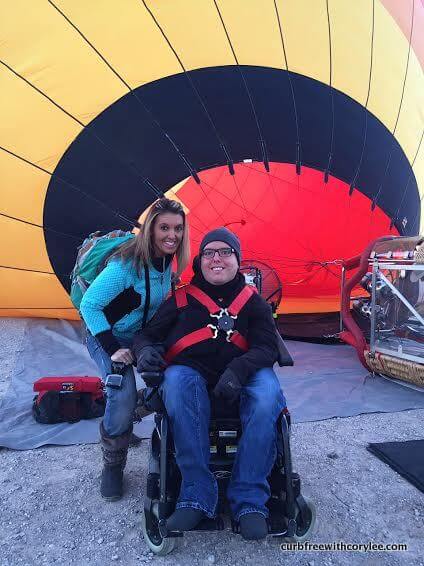 wheelchair accessible hot air balloon las vegas 
