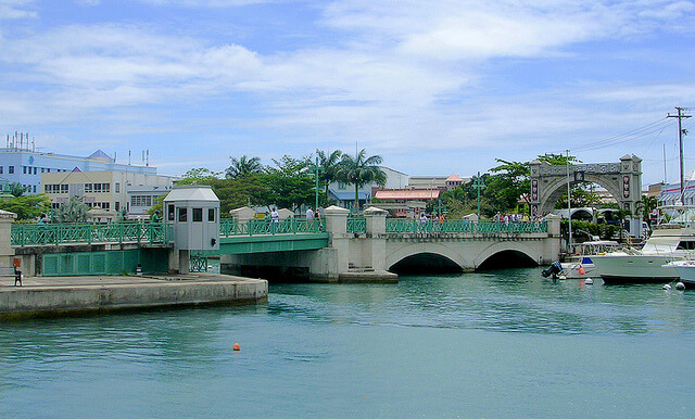 Bridgetown - Chamberlain Bridge. Image by Roger W used under Creative Commons license.