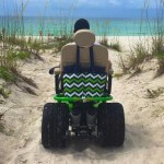 Rolling in My Powered Beach Wheelchair in Pensacola, Florida