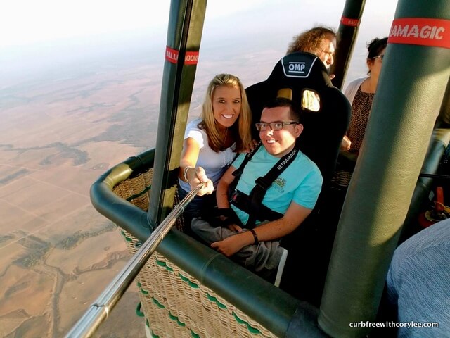  wheelchair accessible hot air balloon over israel