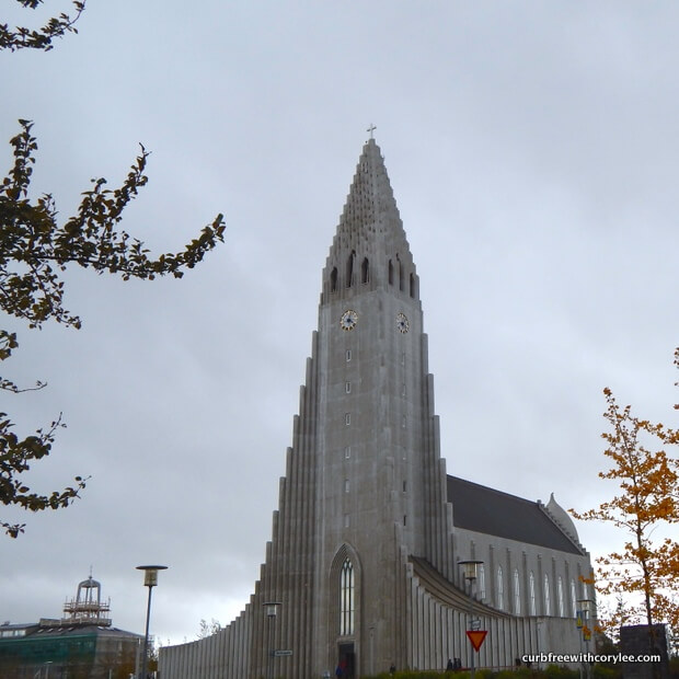 Hallgrímskirkja in Reykjavík, Iceland, group trip, wheelchair accessible travel, travel for people with disabilities, travel to Iceland