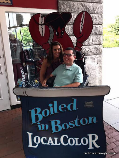 boston in a day, boston sightseeing, wheelchair user, lobster pot