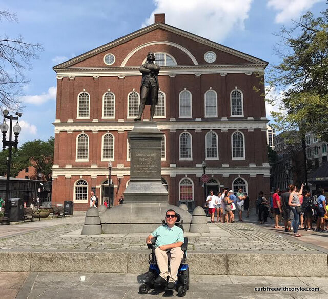 boston in a day, boston sightseeing, wheelchair user, faneuil hall