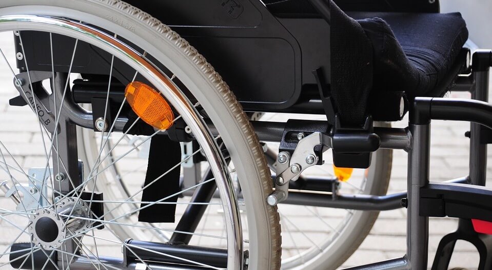 manual lightweight travel wheelchair