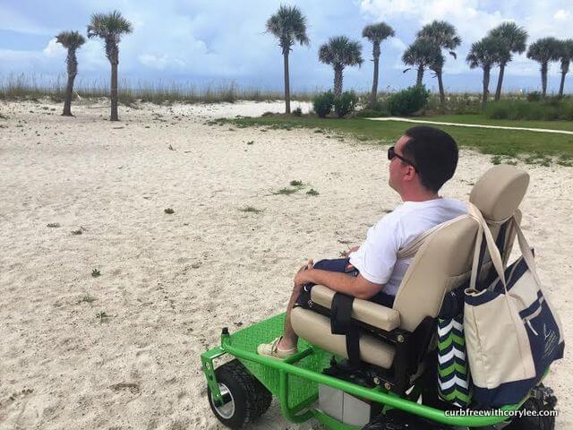 Motorized beach wheelchairs